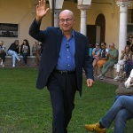 Foto Nicoloro G.   20/09/2026   Ravenna   Nell' ambito delle Celebrazioni per il 705° annuale della morte di Dante Alighieri si e' conclusa la XV edizione del Festival '' Prospettiva Dante ''. nella foto il giornalista e scrittore Aldo Cazzullo che ha intrattenuto con una riflessione sul tema '' Da Dante al Rinascimento ''.