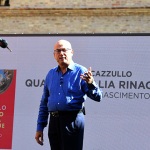 Foto Nicoloro G.   20/09/2026   Ravenna   Nell' ambito delle Celebrazioni per il 705° annuale della morte di Dante Alighieri si e' conclusa la XV edizione del Festival '' Prospettiva Dante ''. nella foto il giornalista e scrittore Aldo Cazzullo che ha intrattenuto con una riflessione sul tema '' Da Dante al Rinascimento ''.
