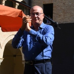 Foto Nicoloro G.   20/09/2026   Ravenna   Nell' ambito delle Celebrazioni per il 705° annuale della morte di Dante Alighieri si e' conclusa la XV edizione del Festival '' Prospettiva Dante ''. nella foto il giornalista e scrittore Aldo Cazzullo che ha intrattenuto con una riflessione sul tema '' Da Dante al Rinascimento ''.