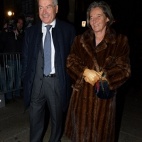 Foto Nicoloro G. 07/12/2013 Milano Tradizionale Prima alla Scala che annovera quest’ anno anche la presenza del Capo dello Stato. nella foto Carlo Sangalli e la moglie  
