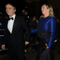 Foto Nicoloro G. 07/12/2013 Milano Tradizionale Prima alla Scala che annovera quest’ anno anche la presenza del Capo dello Stato. nella foto Nerio Alessandri e la moglie  