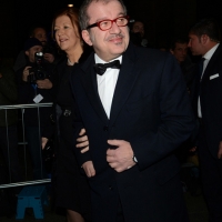 Foto Nicoloro G. 07/12/2013 Milano Tradizionale Prima alla Scala che annovera quest’ anno anche la presenza del Capo dello Stato. nella foto Roberto Maroni e la moglie 