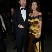 Foto Nicoloro G. 07/12/2013 Milano Tradizionale Prima alla Scala che annovera quest’ anno anche la presenza del Capo dello Stato. nella foto Arturo Artom e la moglie Alessandra Repini  