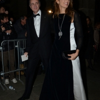 Foto Nicoloro G. 07/12/2013 Milano Tradizionale Prima alla Scala che annovera quest’ anno anche la presenza del Capo dello Stato. nella foto Corrado Passera e la moglie Giovanna Salza   