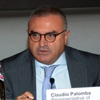 Foto Nicoloro G. 27/10/2013 Rimini Quarantaquattresima edizione delle ” Giornate Internazionali del Centro Pio Manzù ” che ha per tema ” La palma e l’ abete: dialoghi interculturali tra Europa e Mondo Arabo “. nella foto Claudio Palomba