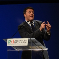 Foto Nicoloro G. 15/12/2013 Milano Prima Assemblea Nazionale del PD dopo le elezioni di Matteo Renzi a segretario. nella foto Matteo Renzi 