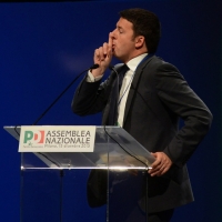 Foto Nicoloro G. 15/12/2013 Milano Prima Assemblea Nazionale del PD dopo le elezioni di Matteo Renzi a segretario. nella foto Matteo Renzi 