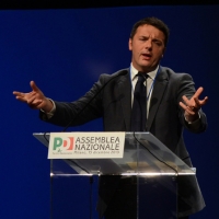Foto Nicoloro G. 15/12/2013 Milano Prima Assemblea Nazionale del PD dopo le elezioni di Matteo Renzi a segretario. nella foto Matteo Renzi 