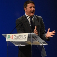 Foto Nicoloro G. 15/12/2013 Milano Prima Assemblea Nazionale del PD dopo le elezioni di Matteo Renzi a segretario. nella foto Matteo Renzi 