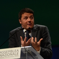 Foto Nicoloro G. 15/12/2013 Milano Prima Assemblea Nazionale del PD dopo le elezioni di Matteo Renzi a segretario. nella foto Matteo Renzi 
