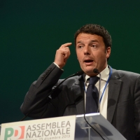 Foto Nicoloro G. 15/12/2013 Milano Prima Assemblea Nazionale del PD dopo le elezioni di Matteo Renzi a segretario. nella foto Matteo Renzi 