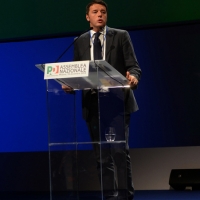 Foto Nicoloro G. 15/12/2013 Milano Prima Assemblea Nazionale del PD dopo le elezioni di Matteo Renzi a segretario. nella foto Matteo Renzi 