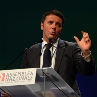 Foto Nicoloro G. 15/12/2013 Milano Prima Assemblea Nazionale del PD dopo le elezioni di Matteo Renzi a segretario. nella foto Matteo Renzi 