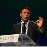 Foto Nicoloro G. 15/12/2013 Milano Prima Assemblea Nazionale del PD dopo le elezioni di Matteo Renzi a segretario. nella foto Matteo Renzi 
