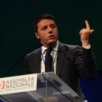 Foto Nicoloro G. 15/12/2013 Milano Prima Assemblea Nazionale del PD dopo le elezioni di Matteo Renzi a segretario. nella foto Matteo Renzi 