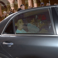 Foto Nicoloro G. 30/10/2013 Bologna Il leader dell’ opposizione birmana Aung San Suu Kyi ospite della città di Bologna per ricevere la cittadinanza onoraria in Comune e la laurea honoris causa in Università. nella foto Aung San Suu Kyi 