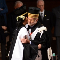 Foto Nicoloro G. 30/10/2013 Bologna Il leader dell’ opposizione birmana Aung San Suu Kyi ospite della città di Bologna per ricevere la cittadinanza onoraria in Comune e la laurea honoris causa in Università. nella foto Aung San Suu Kyi – Ivano Dionigi 