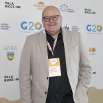 Foto Nicoloro G.   05/04/2020   Riccione ( RN ) Prima giornata della quinta edizione del G20s, Summit nazionale dei Comuni balneari. che ha per focus la Transizione ecologica, l' Innovazione, la Sicurezza e l' Economia. nella foto Massimo Fedeli, sindaco di Bibbona (LI).