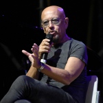 17/07/2022  Gatteo Mare  ( FC )   Quinta tappa de ' La Milanesiana ' in Emilia-Romagna. nella foto il cantante e scrittore Enrico Ruggeri.