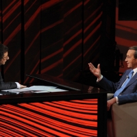 Foto Nicoloro G. 09/12/2012 Milano Trasmissione televisiva su Rai3 ” Che tempo che fa ” condotta da Fabio Fazio. nella foto Gianfranco Fini