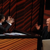 Foto Nicoloro G. 09/12/2012 Milano Trasmissione televisiva su Rai3 ” Che tempo che fa ” condotta da Fabio Fazio. nella foto Fabio Fazio – Antonio Albanese