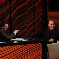 Foto Nicoloro G. 09/12/2012 Milano Trasmissione televisiva su Rai3 ” Che tempo che fa ” condotta da Fabio Fazio. nella foto Fabio Fazio – Antonio Albanese