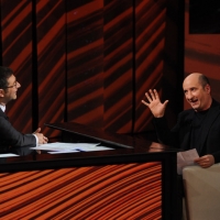 Foto Nicoloro G. 09/12/2012 Milano Trasmissione televisiva su Rai3 ” Che tempo che fa ” condotta da Fabio Fazio. nella foto Fabio Fazio – Antonio Albanese