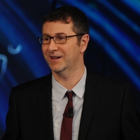 Foto Nicoloro G. 10/12/2012 Milano Trasmissione televisiva su Rai3 ” Che tempo che fa ” condotta da Fabio Fazio. nella foto Fabio Fazio