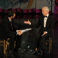 Foto Nicoloro G. 10/12/2012 Milano Trasmissione televisiva su Rai3 ” Che tempo che fa ” condotta da Fabio Fazio. nella foto Fabio Fazio – Paolo Poli