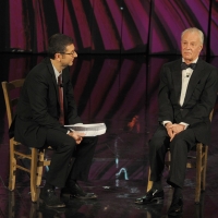 Foto Nicoloro G. 10/12/2012 Milano Trasmissione televisiva su Rai3 ” Che tempo che fa ” condotta da Fabio Fazio. nella foto Fabio Fazio – Paolo Poli