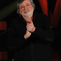 Foto Nicoloro G. 10/12/2012 Milano Trasmissione televisiva su Rai3 ” Che tempo che fa ” condotta da Fabio Fazio. nella foto Francesco Guccini  