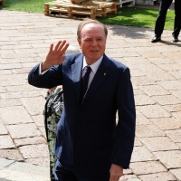Foto Nicoloro G. 14/05/2012 Milano Si e’ tenuta in Borsa la relazione annuale della Consob alla presenza del Capo dello Stato Giorgio Napolitano. nella foto Ennio Doris