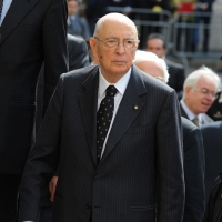 Foto Nicoloro G. 14/05/2012 Milano Si e’ tenuta in Borsa la relazione annuale della Consob alla presenza del Capo dello Stato Giorgio Napolitano. nella foto Giorgio Napolitano