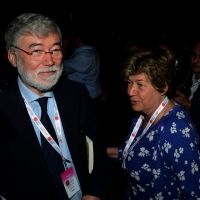 Foto Nicoloro G.  06/05/2014  Rimini   Si è aperto ufficialmente il 17° Congresso della CGIL. nella foto Susanna Camusso e Sergio Cofferati.