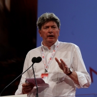Foto Nicoloro G.  08/05/2014  Rimini  Terza e conclusiva giornata del 17° Congresso della CGIL. nella foto Massimo Cestaro segretario generale Slc CGIL.