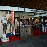 Foto Nicoloro G.   30/05/2014   Rimini   Si è aperta la 9° edizione di " Rimini Wellness ". nella foto lo stand dell' Esercito Italiano.