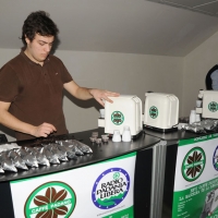 Foto Nicoloro G. 04/12/2011 Vicenza Dopo quattro anni si riunisce il Parlamento Padano nella sua sede di villa " La Favorita ". nella foto Caffè leghista