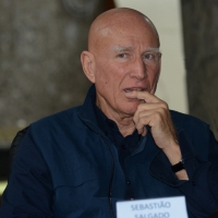 Foto Nicoloro G.  26/06/2014  Milano   Presentazione della mostra " Genesi " del fotografo brasiliano Sebastiao Salgado, allestita nella sede del Palazzo della Ragione. nella foto il fotografo Sebastiao Salgado.