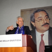 Foto Nicoloro G. Rimini 03/12/2010 Seconda edizione del " Salone della Giustizia " che si svolge dal 02 al 05 dicembre alla Fiera di Rimini. nella foto Filippo Berselli