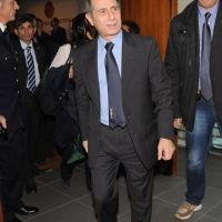Foto Nicoloro G. Rimini 03/12/2010 Seconda edizione del " Salone della Giustizia " che si svolge dal 02 al 05 dicembre alla Fiera di Rimini. nella foto Franco Ionta