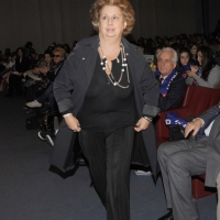 Foto Nicoloro G. Rimini 03/12/2010 Seconda edizione del " Salone della Giustizia " che si svolge dal 02 al 05 dicembre alla Fiera di Rimini. nella foto Maria Falcone