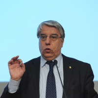 Foto Nicoloro G. Rimini 04/12/2010 Seconda edizione del " Salone della Giustizia " che si svolge dal 02 al 05 dicembre alla Fiera di Rimini. nella foto Carlo Giovanardi