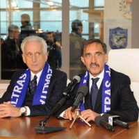 Foto Nicoloro G. Rimini 04/12/2010 Seconda edizione del \" Salone della Giustizia \" che si svolge dal 02 al 05 dicembre alla Fiera di Rimini. nella foto Ignazio La Russa, circondato da militari Filippo Berselli – Ignazio La Russa