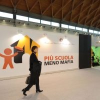 Foto Nicoloro G. Rimini 02/12/2010 Giornata inaugurale della Seconda edizione del ” Salone della Giustizia ” che si svolge dal 02 al 05 dicembre alla Fiera di Rimini. nella foto Lo stand della Pubblica Istruzione