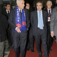 Foto Nicoloro G. Rimini 02/12/2010 Giornata inaugurale della Seconda edizione del ” Salone della Giustizia ” che si svolge dal 02 al 05 dicembre alla Fiera di Rimini. nella foto Filippo Berselli – Maurizio Gasparri