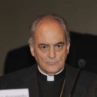 Foto Nicoloro G. 19/11/2010 Milano, Seconda edizione della conferenza internazionale " Science for Peace " organizzata dalla " Fondazione Veronesi ". In questa seconda giornata il tema e' " Strategie e modelli per un processo di Pace ". nella foto Marcelo Sanchez Sorondo