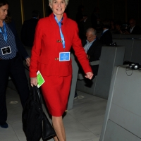 Foto Nicoloro G.   14/11/2014   Milano     Sesta Conferenza Mondiale \" Science for Peace \" dal titolo \" Pace come condizione del benessere \". nella foto Kathleen Kennedy Townsend, vicepresidente di Science for Peace.