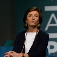 Foto Nicoloro G.  09/04/2015  Comunità di San Patrignano- Coriano ( Rimini )   Seconda edizione del Positive Economy Forum, due giorni di conferenze e dibattiti per pensare un nuovo modello economico per le generazioni future.  nella foto Anna Zegna, presidente Fondazione Zegna.