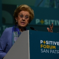 Foto Nicoloro G.  09/04/2015  Comunità di San Patrignano- Coriano ( Rimini )   Seconda edizione del Positive Economy Forum, due giorni di conferenze e dibattiti per pensare un nuovo modello economico per le generazioni future.  nella foto il presidente della Rai Anna Maria Tarantola.