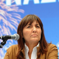 Foto Nicoloro G.  02/10/2010 Milano  Festa della Liberta’ organizzata dal PdL al castello Sforzesco. Incontro e dibattito sul tema ” Sanita’: dialogo Stato-Regioni per coniugare rigore e servizi ai cittadini “. nella foto Renata Polverini